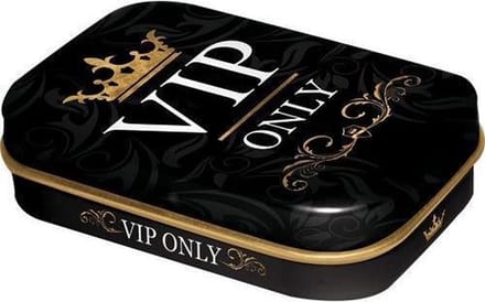 VIP Only - Pepermunt - Metalen Blikje - Mint Box 4 x 6 cm