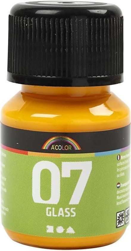 Glasverf - Porseleinverf - geel - A-Color Glass - 30ml