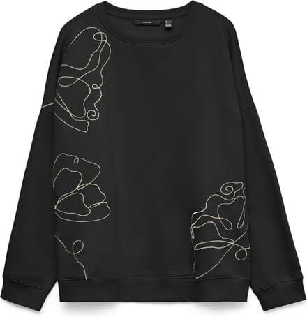 VERO MODA - VMIVALO LS OVERSIZE SWEATSHIRT JRS GA - Dames - Sweaters