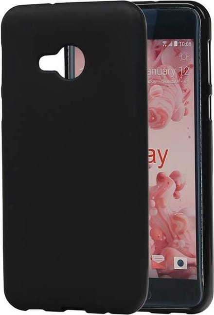 Zwart TPU backcover hoesje voor HTC U Play