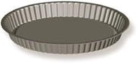 Fruit cake tin - Cakevorm Rond - Bakken Taarten - Ribbed Edge - Ø 32 cm - Silver