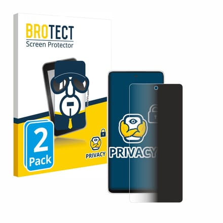 BROTECT - privacy screenprotector voor Samsung Galaxy A53 5G - Folie Beschermfolie Blauwlichtfilter 2 Stuks