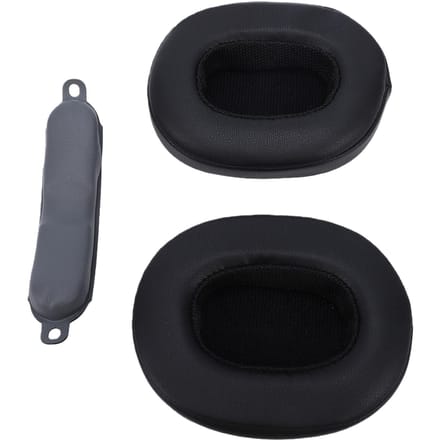 Vervangingskit voor Oorkussentjes en Hoofdband voor Skullcandy Crusher 3.0 Wireless Hesh3 Hoofdtelefoon Oorkussentjes en Hoofdband black