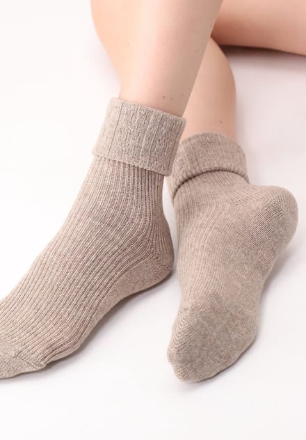 Oroblu Hilda Sok - Kleur Beige Melange - Maat 35-38