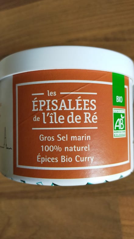Grof zout met curry kruiden 150g - Les Sauniers de l'Ile de Ré