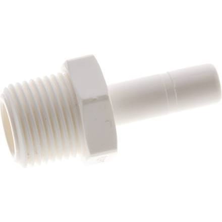 5/16'' x R3/8'' insteekfitting POM Buitendraad EPDM [10 Stuks]
