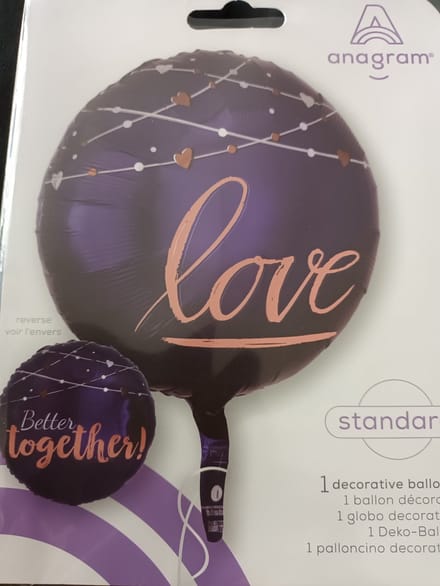 Anagram 2 zijdige ballon 18 inch love better together