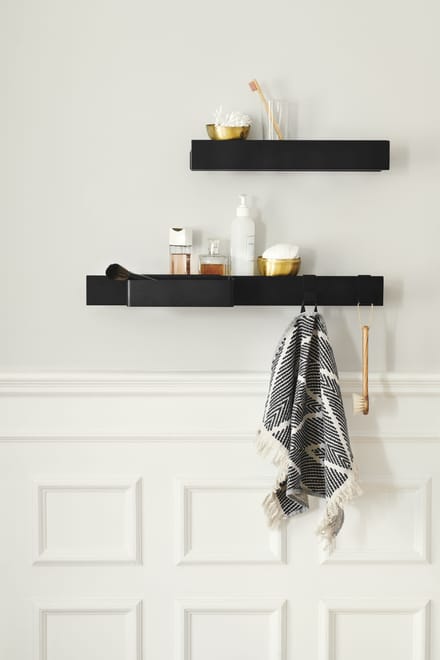 Gejst Flex Rail Wandplank - 60 cm - zwart