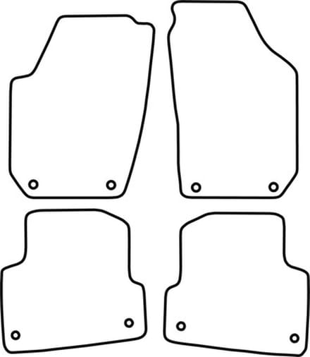 Automatten | Mattenset Skoda Fabia - Combi modellen - 2008 - 2015