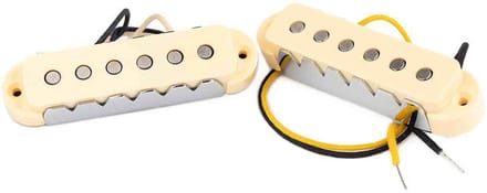 Lollar 10-702-5-5 Set Van Twee Jaguar Single Coil Pickups - hals en brug, creme