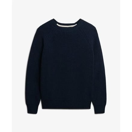 Superdry - Relaxed Ribbed Gebreide Trui - Dames - Sweaters