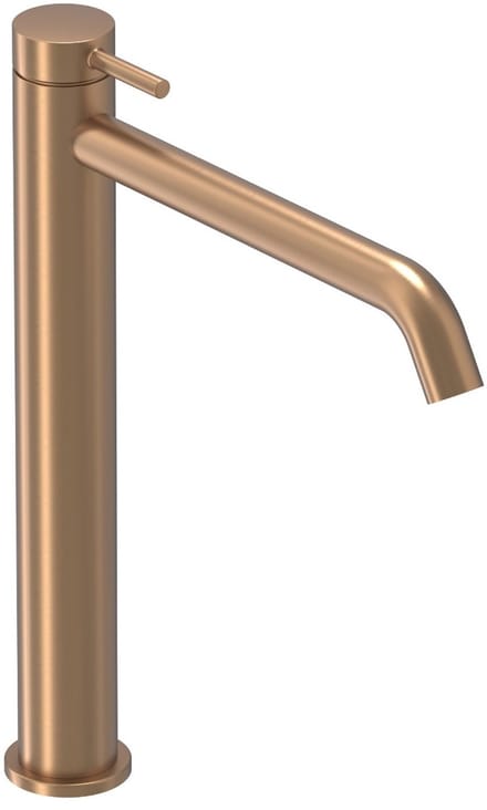 IVY Bond Eenhendel wastafelmengkraan opbouw model L, coldstart Geborsteld mat koper PVD
