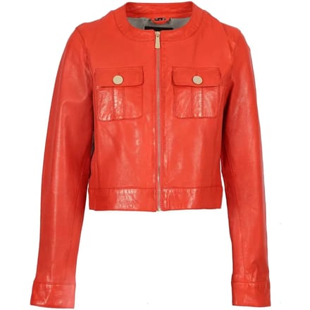 Dames leren ritsjack Oakwood Susan