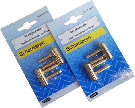 STARX inboorpaumelle vermessingd - 11 x 30 mm - 4 stuks