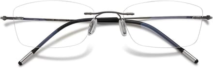 Randloze Leesbril Titanium Blauwlichtfilter - Ultra Lichtgewicht Zonder Frame voor Heren en Dames