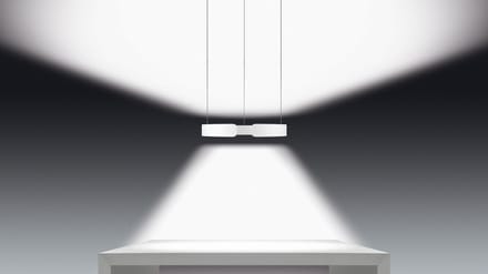Occhio - Mito Sospeso 60 up Hanglamp - table/wide - wit mat - variabel - met Occhio Air