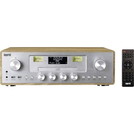 Imperial DABMAN radio met CD speler - DAB+ / FM - USB - Bluetooth - ASA Functie - Hout