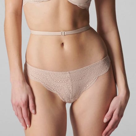 Simone Pérèle - Karma String Peau Rosée - maat 40 - Beige/Roze