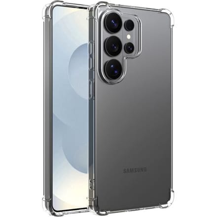 ShieldCase TPU Shock Case - Geschikt voor Samsung Galaxy S26 Ultra - Schokbestendig Hoesje - Transparant