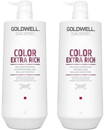 Goldwell Dualsenses Color Extra Rich Brilliance Shampoo 1000ml + Conditioner 1000ml