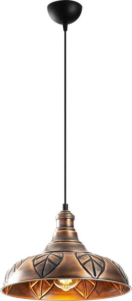Asir - Kroonluchter - Koper - 117 cm hoog