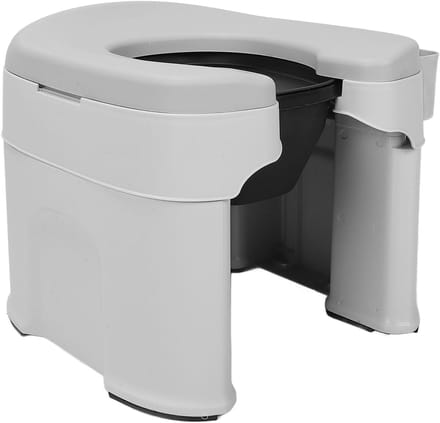 Multifunctionele Toiletstoel - Commode Stoel - Thuiszorg - Stevig Antislipontwerp - 37x37x34 cm - Wit