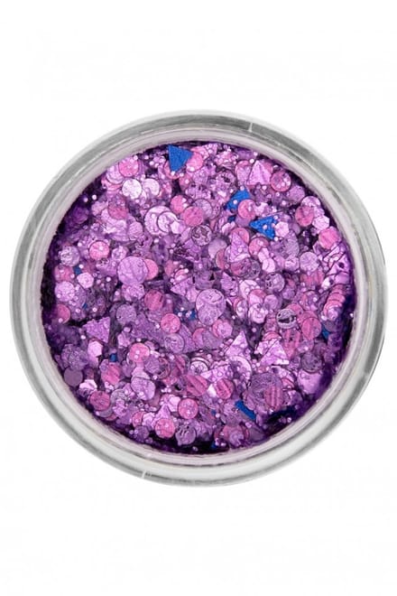 PXP Pressed chunky glitter creme lavendel paars 10 ml