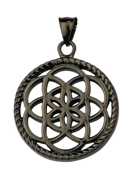 Dreamcatcher Hanger Flower Zwart M