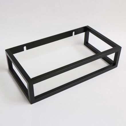 INK Contra fonteinframe 400x220x100 mm, staal, mat zwart