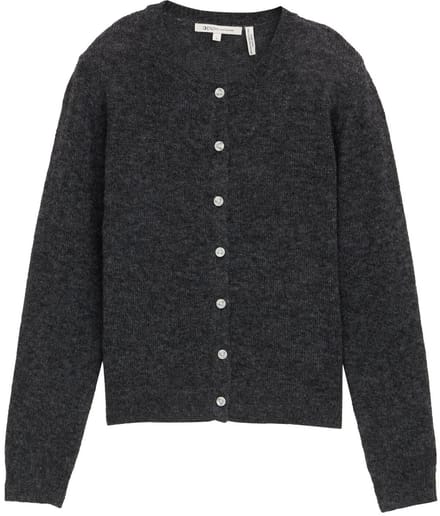 Tom Tailor Denim - Vest met ronde hals - Maat XL - Shale Grey Melange