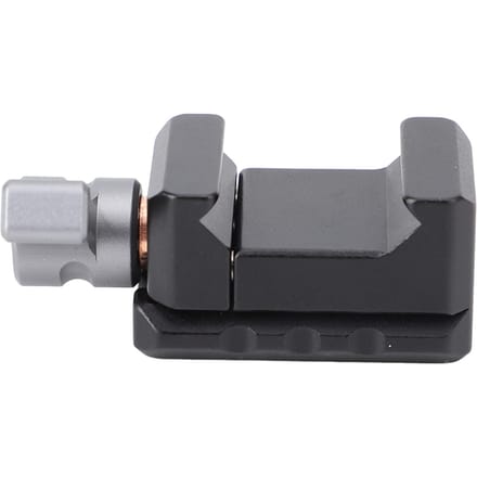 Collier de rail à dégagement rapide Aluminium Cage de caméra Collier de rail Adaptateur avec trous de vis 1/4 3/8 pouce pour écran de caméra gray