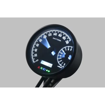 Digitale snelheidsmeter en toerenteller Daytona Velona W