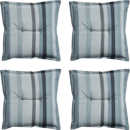 Madison - Zitkussen Righe grey - Ca. 50x50 cm - Set van 4