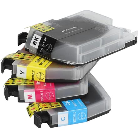 Cartouche d'encre d'imprimante LC3213 4 couleurs BK C M Y Remplacement pour DCP J572DW