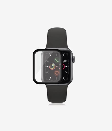 PanzerGlass Screenprotector geschikt voor Apple Watch - 44 mm Glazen | PanzerGlass Performance Screenprotector - Zwart