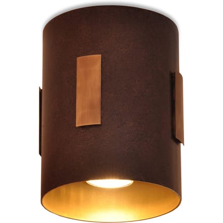 Menzel Solo plafondlamp bruin/zwart/goud