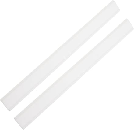 Wisser strips - Vervangende rubbers - Ramen reinigen - Duurzaam materiaal - 25 cm lengte - Wit