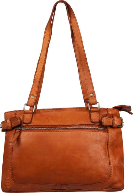 DSTRCT Kleine  Schoudertas / Crossbody Tas  Dames -  Leer - Harrington Road     -  Cognac