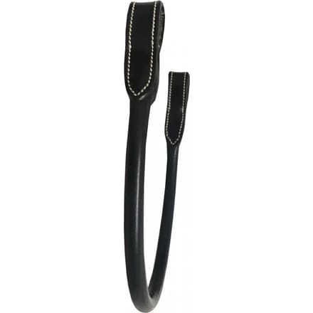 Ronde lederen wenkbrauwband voor paarden Silver Crown
