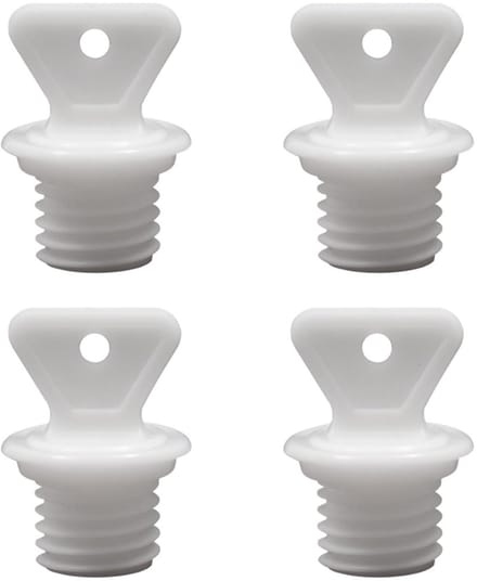 Allecto - 4 stuks afsluitdoppen - Vervangingsdop warmwaterflessen