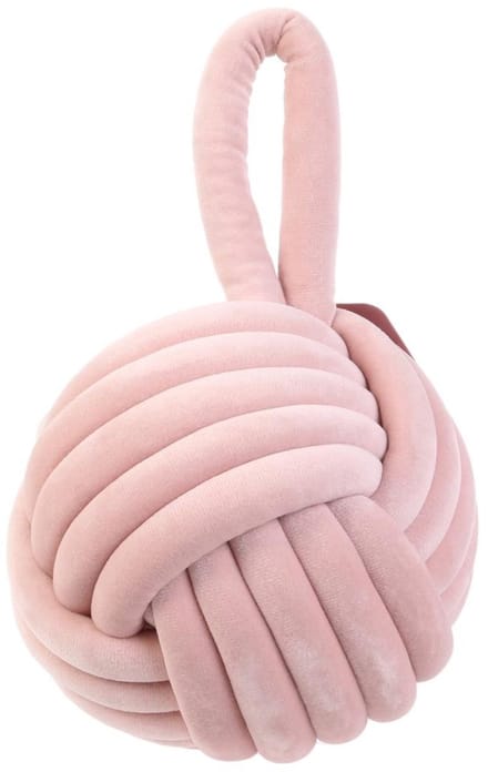 Home deco factory deurstop knoop - roze - 1,15 kg - deurstopper