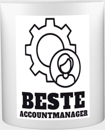 Beste accountmanager Mok met opdruk - beste accountmanager - collega - welkom - afscheid - 350 ML inhoud