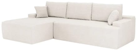 Coredo Bank - Corduroy bekleding - Links - Crème