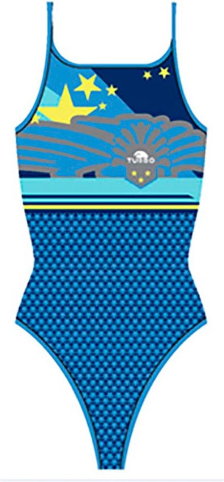 Turbo Soccer Zwemkleding Blauw XL Vrouw
