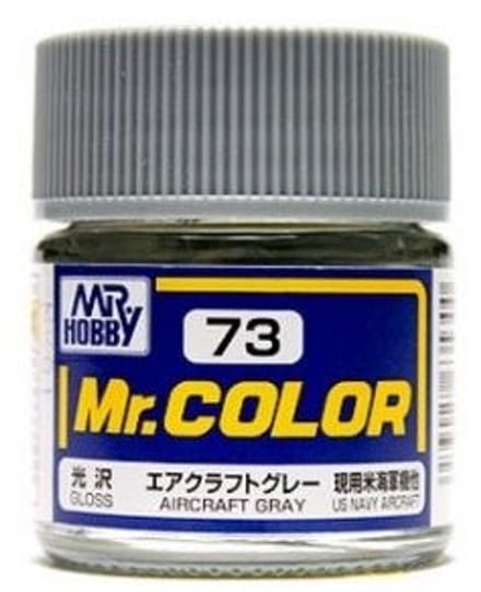 Gunze Mr. Hobby C-073 - Mr. Color 10 ml Aircraft Gray - Lacquer Modelbouwverf