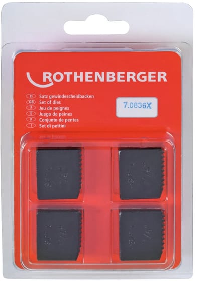 ROTHENBERGER 4x SC Snijbekken BSPT R 1.1/4" - 070836X