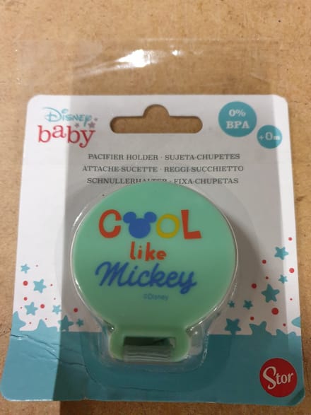 Mickey Fopspeen houder groen