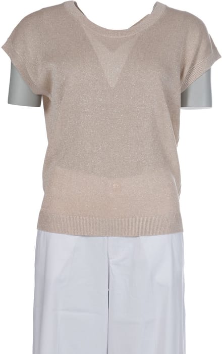 Beaumont Dion Pullover Tops & T-shirts Dames - Shirt - Beige - Maat XS