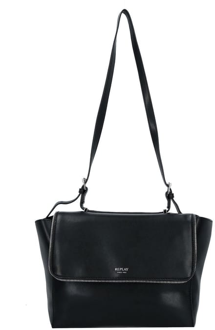 REPLAY schoudertas Shoulder Bag Black zwart