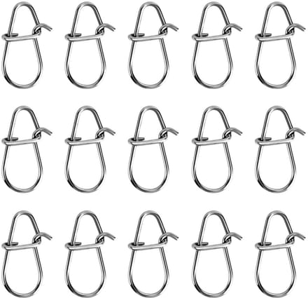 Allecto - Vissen Swivel Snaps - Vissen Snap Clips - Roestvrij staal